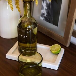 The Polished Jar Laureli White Marble Tray